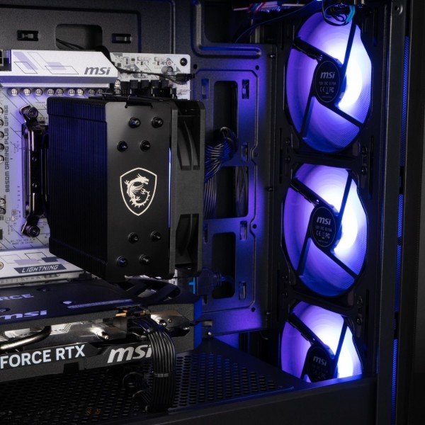 Фото - Системный блок Dragon Lucky Platinum Powered_by MSI (RTX 5070 + R5 7500F) Black